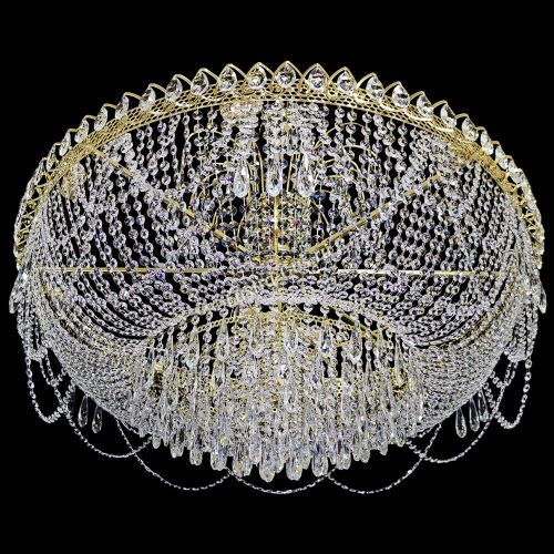 Люстра Хрустальный Каскад №12 Королевский в Краснодаре Гусь Хрустальный