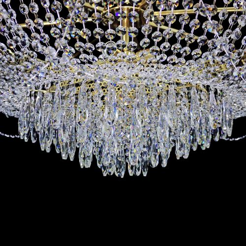 Люстра Хрустальный Каскад №12 Королевский в Краснодаре Гусь Хрустальный