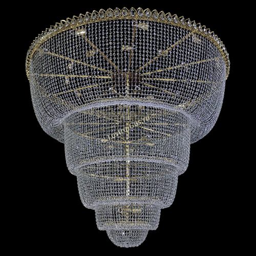 Люстра Хрустальный Каскад №48 5 ярусов в Краснодаре Гусь Хрустальный