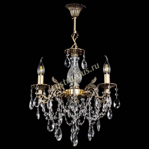 Люстра бронзовая Алфея №3/1 Журавлик в Краснодаре Гусь Хрустальный