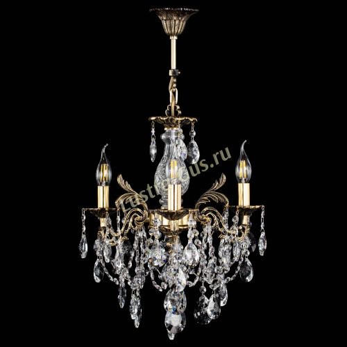 Люстра бронзовая Алфея №3/1 Звездочка в Краснодаре Гусь Хрустальный