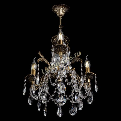 Люстра бронзовая Алфея №3/1 Звездочка в Краснодаре Гусь Хрустальный