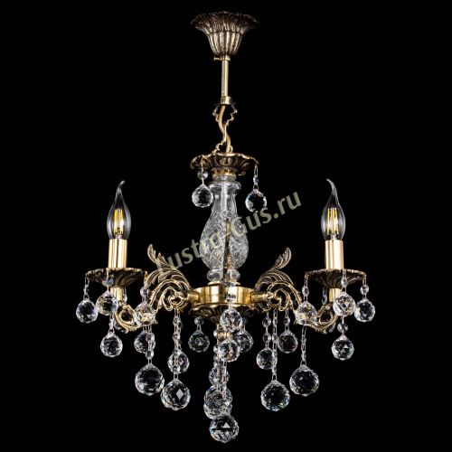 Люстра бронзовая Алфея №3/2 Шар в Краснодаре Гусь Хрустальный