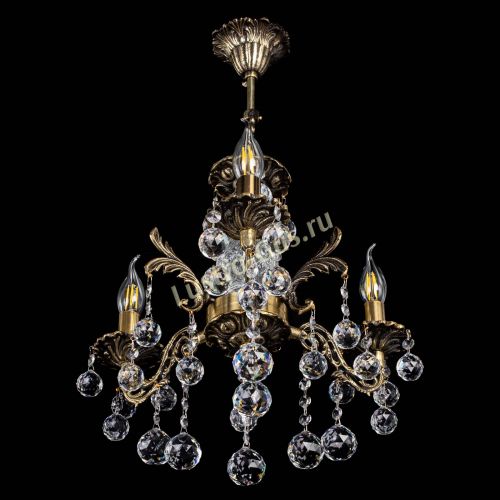 Люстра бронзовая Алфея №3/2 Шар в Краснодаре Гусь Хрустальный