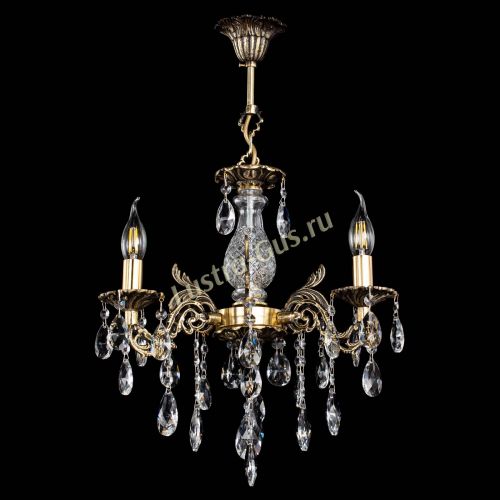 Люстра бронзовая Алфея №3/2 Журавлик в Краснодаре Гусь Хрустальный