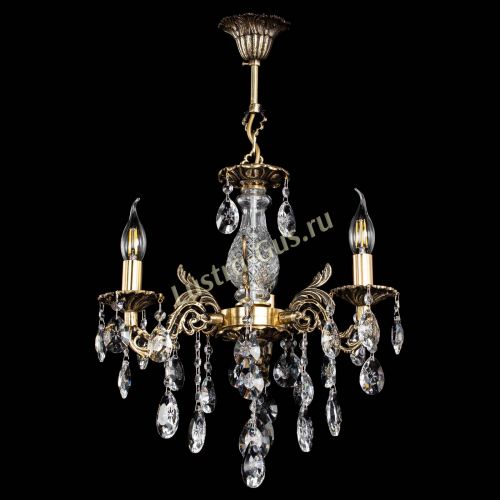 Люстра бронзовая Алфея №3/2 Звездочка в Краснодаре Гусь Хрустальный