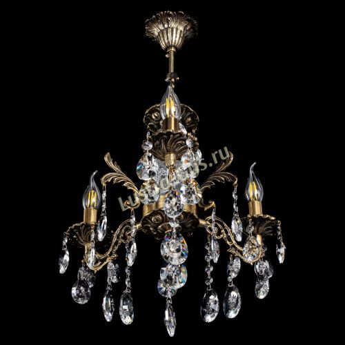 Люстра бронзовая Алфея №3/2 Звездочка в Краснодаре Гусь Хрустальный