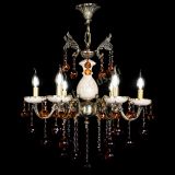 Люстра бронзовая Алфея №6 с камнем шар чайная в Краснодаре Люстра бронзовая Алфея №6 с камнем шар чайная в Краснодаре