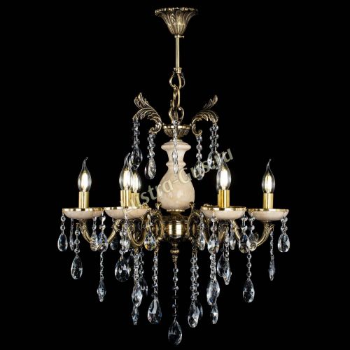 Люстра Алфея №6 с камнем журавлик в Краснодаре Гусь Хрустальный