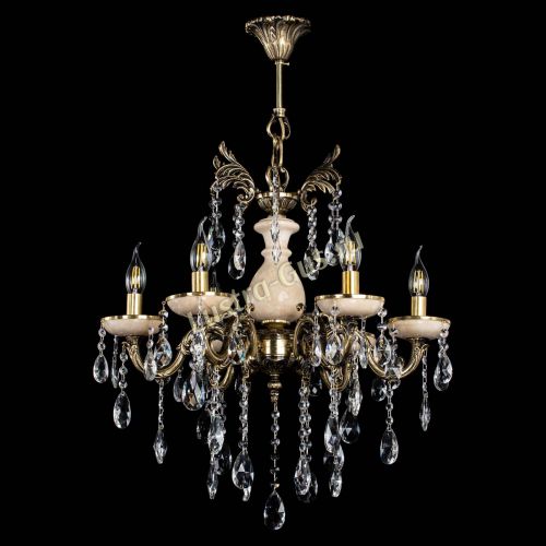 Люстра Алфея №6 с камнем журавлик в Краснодаре Гусь Хрустальный