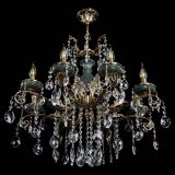 Люстра бронзовая Алфея Малахит №8 баден в Краснодаре