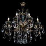 Люстра бронзовая Алфея Малахит №8 баден в Краснодаре