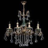 Люстра бронзовая Алфея Малахит №8 шар в Краснодаре