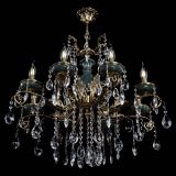 Люстра бронзовая Алфея Малахит №8 журавлик в Краснодаре