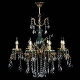 Люстра бронзовая Алфея Малахит №8 звездочка в Краснодаре