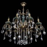 Люстра бронзовая Алфея Малахит №8 звездочка в Краснодаре