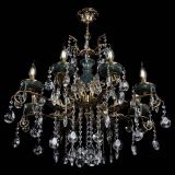 Люстра бронзовая Алфея Малахит №8 звездочка в Краснодаре