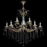 Люстра бронзовая Алфея Малахит №12 шар черная в Краснодаре