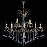 Люстра бронзовая Алфея Малахит №12 шар в Краснодаре