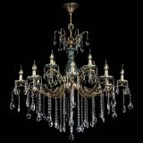 Люстра бронзовая Алфея Малахит №12 журавлик в Краснодаре