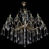 Люстра бронзовая Алфея Малахит №12 журавлик в Краснодаре