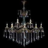 Люстра бронзовая Алфея Малахит №12 звездочка в Краснодаре