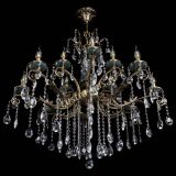 Люстра бронзовая Алфея Малахит №12 звездочка в Краснодаре