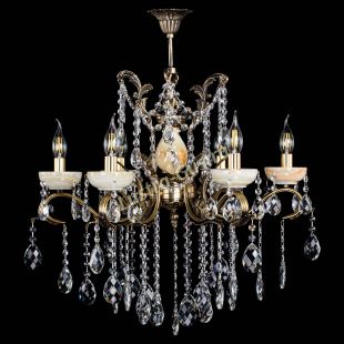 Бронзовая люстра Алфея Оникс №6 баден