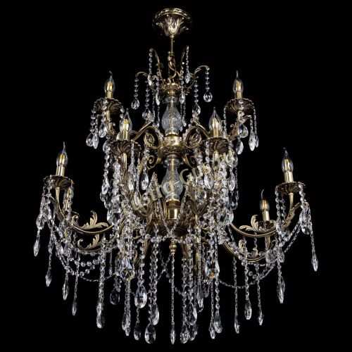 Люстра бронзовая Кассандра Алфея №12 журавлик в Краснодаре Гусь Хрустальный