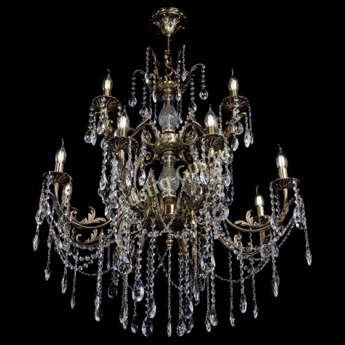 Люстра бронзовая Кассандра Алфея №12 журавлик в Краснодаре Гусь Хрустальный