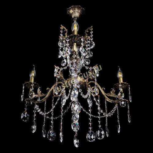 Люстра бронзовая Кассандра Алфея №3/1 баден в Краснодаре Гусь Хрустальный