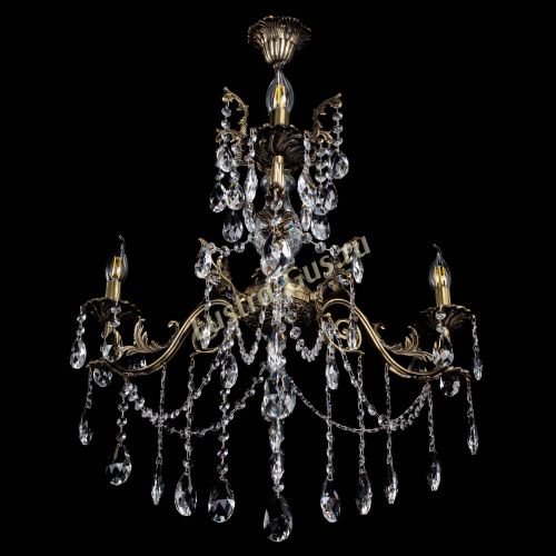 Люстра бронзовая Кассандра Алфея №3/1 журавлик в Краснодаре Гусь Хрустальный