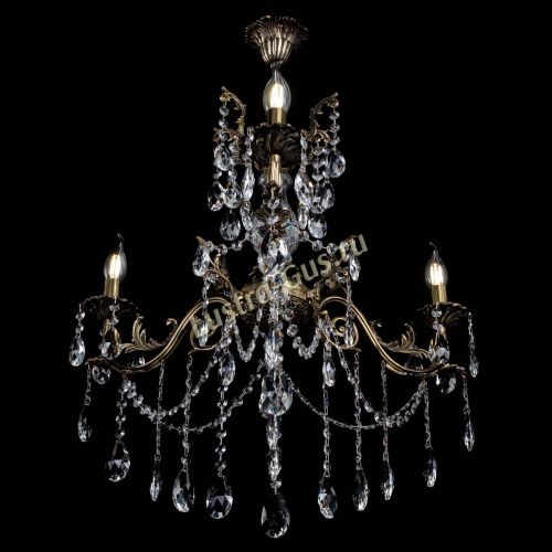 Люстра бронзовая Кассандра Алфея №3/1 журавлик в Краснодаре Гусь Хрустальный