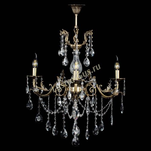 Люстра бронзовая Кассандра Алфея №3/1 звездочка в Краснодаре Гусь Хрустальный