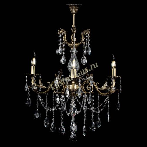 Люстра бронзовая Кассандра Алфея №3/1 звездочка в Краснодаре Гусь Хрустальный