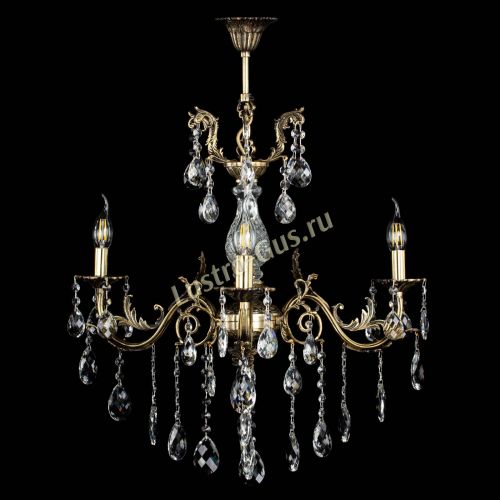 Люстра бронзовая Кассандра Алфея №3/2 баден в Краснодаре Гусь Хрустальный