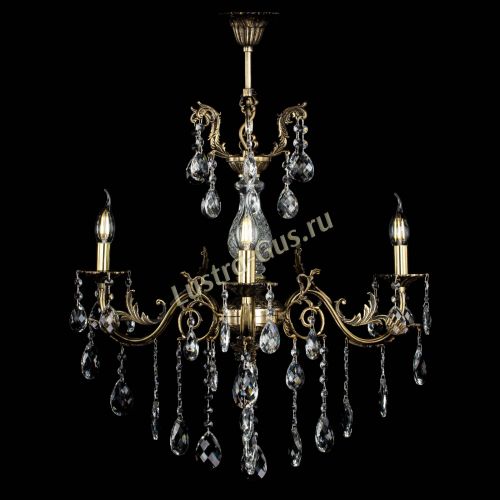 Люстра бронзовая Кассандра Алфея №3/2 баден в Краснодаре Гусь Хрустальный