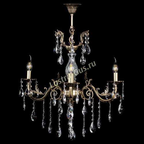 Люстра бронзовая Кассандра Алфея №3/2 журавлик в Краснодаре Гусь Хрустальный