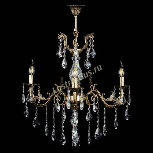 Люстра бронзовая Кассандра Алфея №3/2 звездочка в Краснодаре Гусь Хрустальный