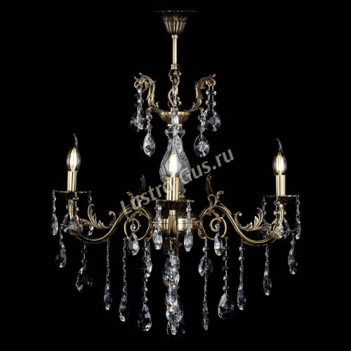 Люстра бронзовая Кассандра Алфея №3/2 звездочка в Краснодаре Гусь Хрустальный