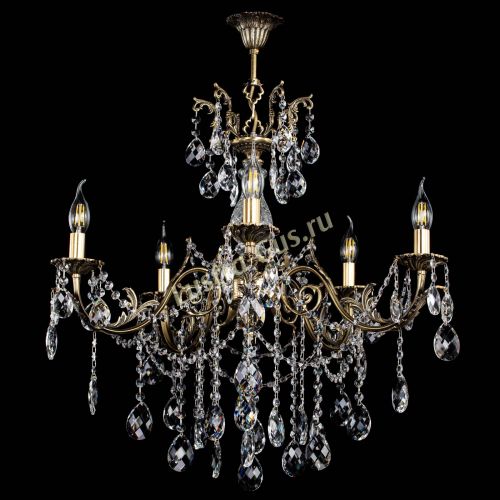 Люстра бронзовая Кассандра Алфея №5/1 баден в Краснодаре Гусь Хрустальный