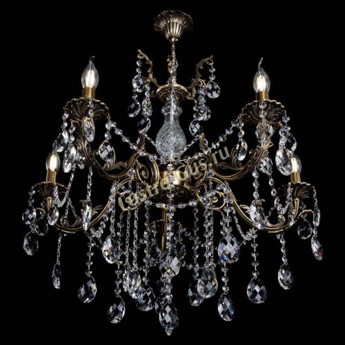 Люстра бронзовая Кассандра Алфея №5/1 баден в Краснодаре Гусь Хрустальный