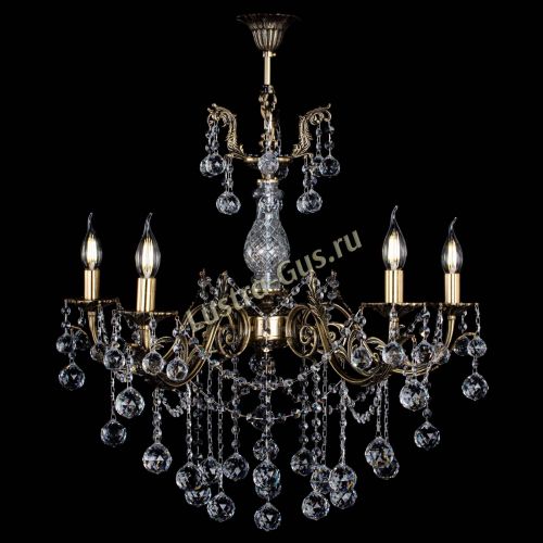 Люстра бронзовая Кассандра Алфея №5/1 шар в Краснодаре Гусь Хрустальный