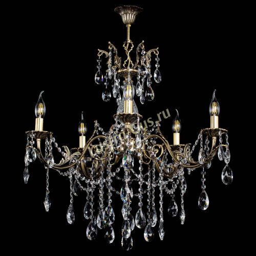 Люстра бронзовая Кассандра Алфея №5/1 журавлик в Краснодаре Гусь Хрустальный