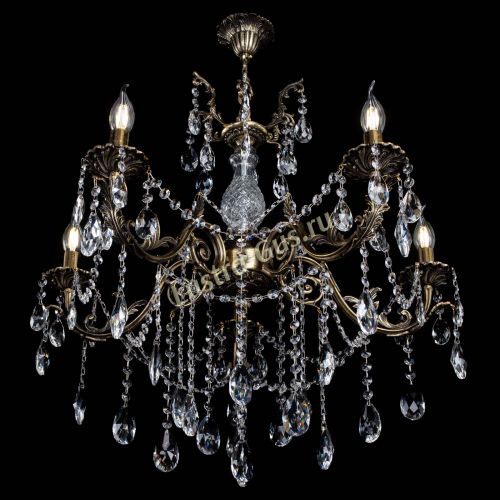 Люстра бронзовая Кассандра Алфея №5/1 журавлик в Краснодаре Гусь Хрустальный