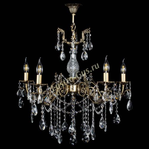 Люстра бронзовая Кассандра Алфея №5/1 звездочка в Краснодаре Гусь Хрустальный