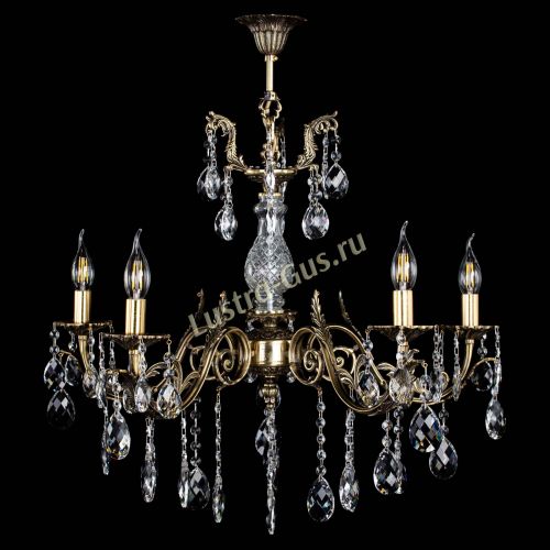 Люстра бронзовая Кассандра Алфея №5/2 баден в Краснодаре Гусь Хрустальный