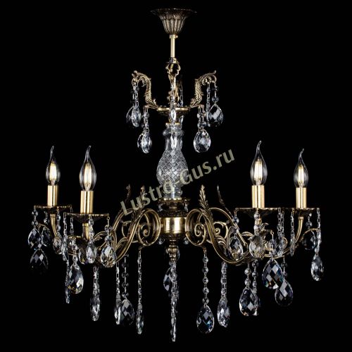 Люстра бронзовая Кассандра Алфея №5/2 баден в Краснодаре Гусь Хрустальный