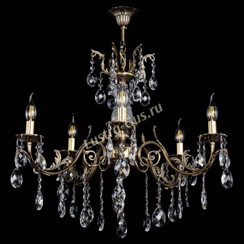 Люстра бронзовая Кассандра Алфея №5/2 баден в Краснодаре Гусь Хрустальный
