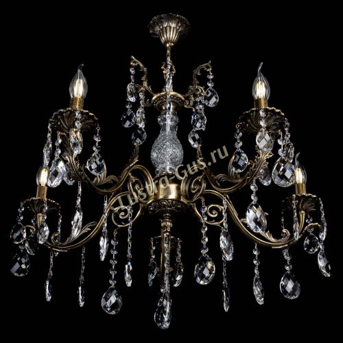 Люстра бронзовая Кассандра Алфея №5/2 баден в Краснодаре Гусь Хрустальный